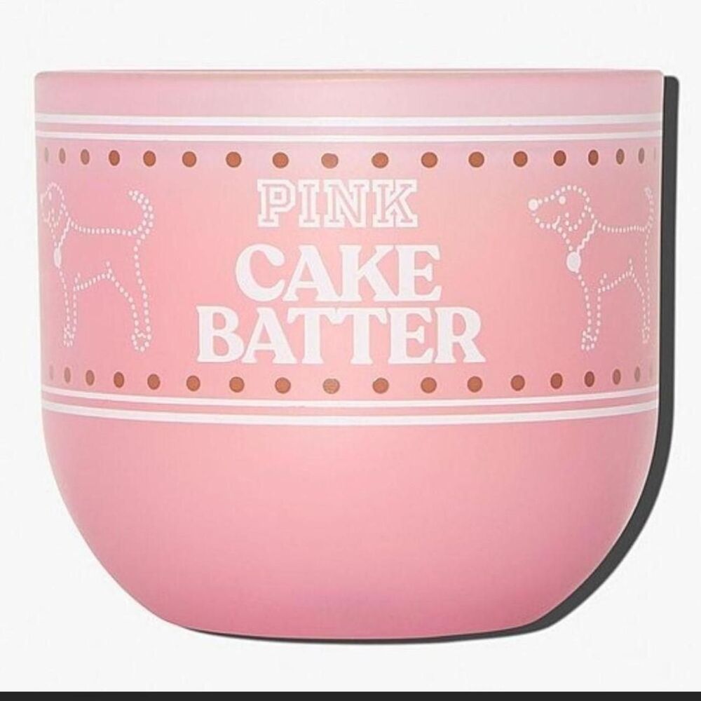 Victoria's Secret PINK Dog Design Cake Batter Scented Candle 6.5oz NEW Rare